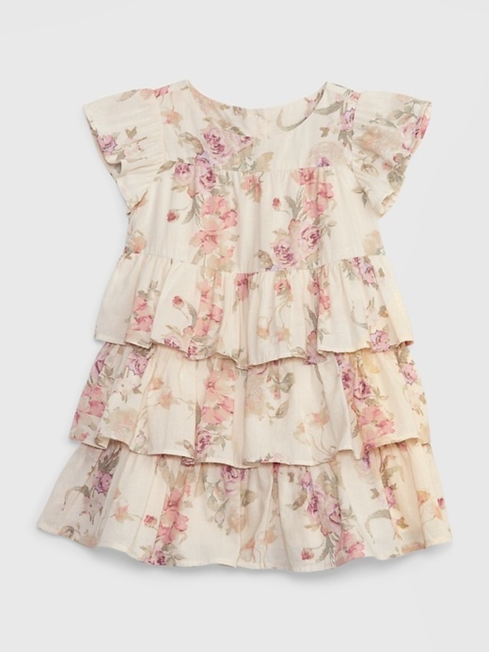 GAP X Love Shack Fancy Floral Tiered Ruffle Dress